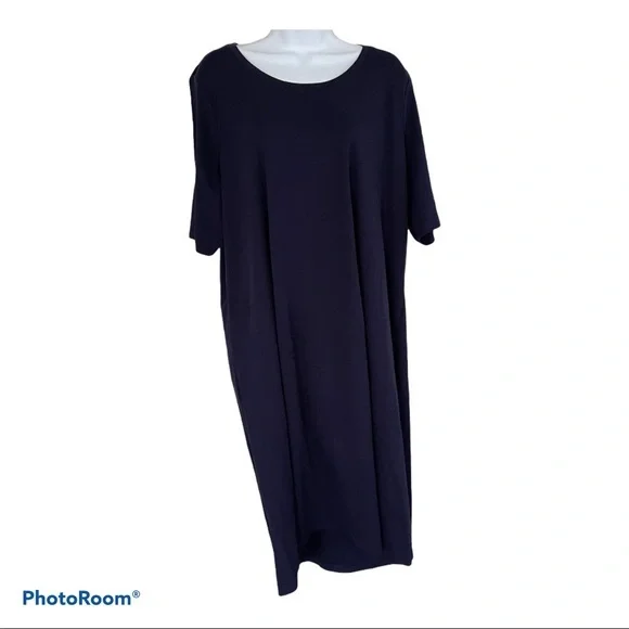 isaac mizrahi t shirt dress Isaac Mizrahi Live! Placement Print Elbow Sleeve Shift Dress